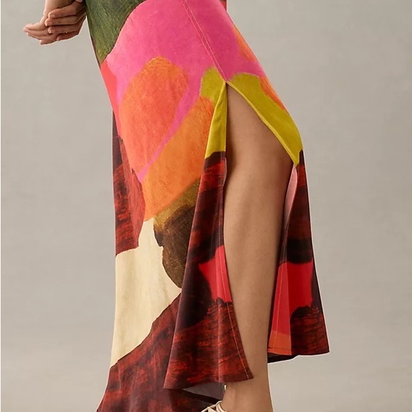 NWT Anthropologie Bl-nk Brushstroke Dress Size XXS - Picture 3 of 8